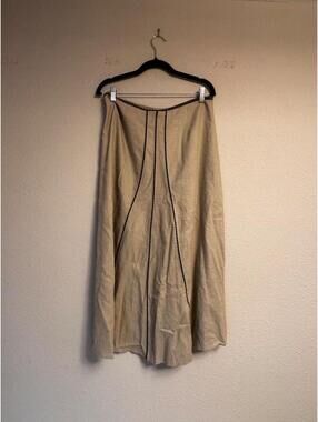Linen blend Drama Skirt. Size 6